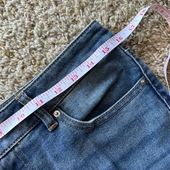 C EST. 1946 Denim Dark Wash High Rise Blue Jeans with Beaded Embellishments - Picture 10 of 10